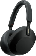 Sony WH-1000XM5 Noise Cancelling draadloze hoofdtelefoon - 30 uur batterijduur - Over-ear - Geoptimaliseerd voor Alexa en Google Assistent - met ingebouwde microfoon voor telefoongesprekken - Zwart(Met Zachte Hoes/Zwart)