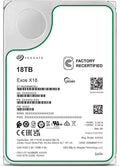 Seagate Exos X18 Enterprise, 18 TB harde schijf, CMR 3.5 inch, Hyperscale SATA 6 Gb/s, 7.200 rpm, 512e, 4Kn, lage latentie met verbeterde caching, HDD-modelnr.: ST18000NM000J (Refurbished)