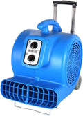 Tapijtdroger, 3 Snelheden Air Mover-Vloerventilator, 900 W Tapijtdroger Met Telescopisch Handvat En Wielen Voor Hotels, Winkelcentra, Keukens, Openbare Toiletten
