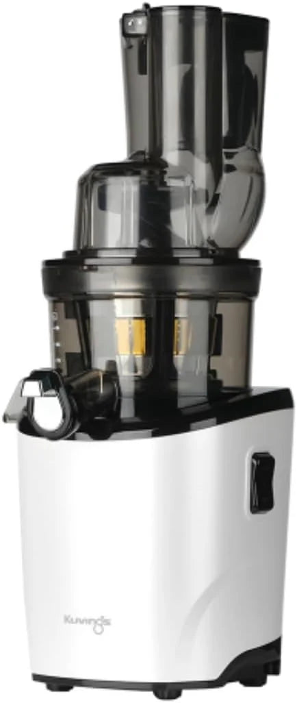 Kuvings Met de Revo830 sapcentrifuge met dubbel mondstuk, automatisch snijsysteem - Zwart(2- Wit)