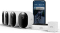 Arlo Pro 5 Draadloze WiFi Beveiligingscamera Buiten, 2K+ HDR, 160˚ Verbeterd Kleurennachtzicht, Sirene, Bewegingsdetectie, 2-Weg-Audio, 8 mnd Batterij, Arlo Secure Plan Proefperiode, 4 Cam, Wit(Nieuw Pro 6/Wit/4 Camera's)