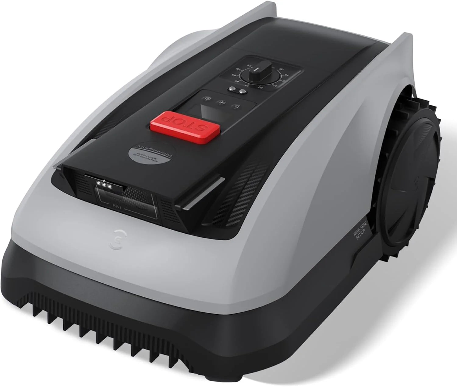 Ecovacs Goat O600 RTK Care Kit-Robotmaaier Zonder Begrenzingskabel, 600 M², Rtk+Vision-Navigatie, Robotmaaier, Ai-Obstakelvermijding, Bediening Via De App, Gaat Door Krappe Ruimtes Van 0,7 M(O600 RTK)