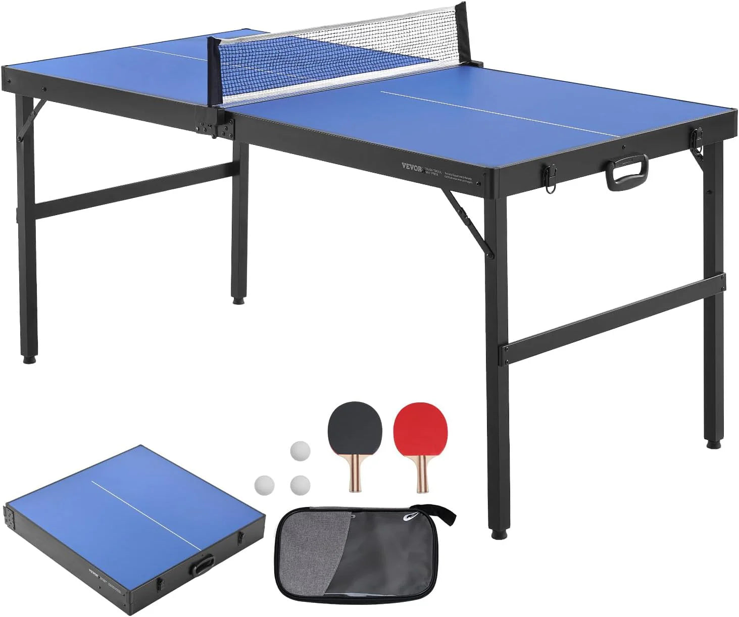 VEVOR Ping Pong Tafel, Professioneel Tafeltennis Spel(Mid-Size Table)