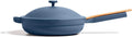 Our Place Always Pan 2,0-10,5-inch anti-aanbaklaag, gifvrij keramisch kookgerei | Veelzijdige koekenpan, koekenpan, braadpan | roestvrijstalen handvat | ovenbestendig | lichtgewicht aluminium(31.8 cm/Blauw Zout)