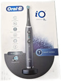 Oral-B Oplaadbare elektrische tandenborstel iO 9 Black Limited Edition, 1 elektrische tandenborstel Oral B, 1 reserveborstel, reisetui, magneetetui(Nieuwe versie)