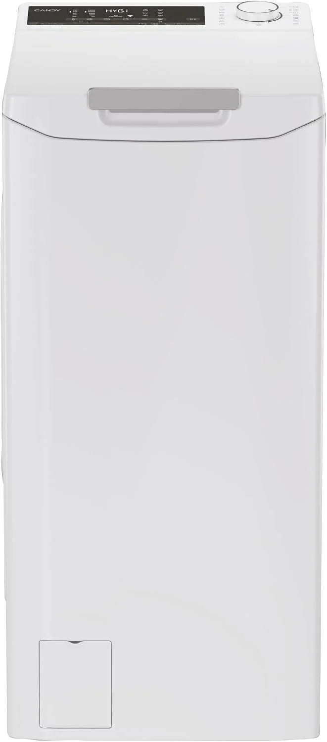 Candy ProWash 500 wasmachine bovenlader 7 kg 1200 RPM klasse A Slim 40,5 cm WiFi App hOn omvormer motor AI Weight Sense 17 snelprogramma's HxBxD 86 x 40,5 x 60 cm TCA274TM5-S