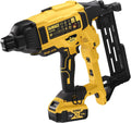 DeWalt DCFS950P2-QW Tacker voor hek XR 18 V 5 Ah Li-Ion BL - 2 batterijen, geel,Geel.