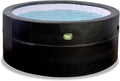 EXIT Toys Leather Premium Spa Outdoor - Geïsoleerd - ø184x73cm - voor 4 Personen - Incl. Verwarming, Filterpomp, Isolerende Schuimwanden en Afdekzeil met Slot - 120 Luchtjets - Zwart