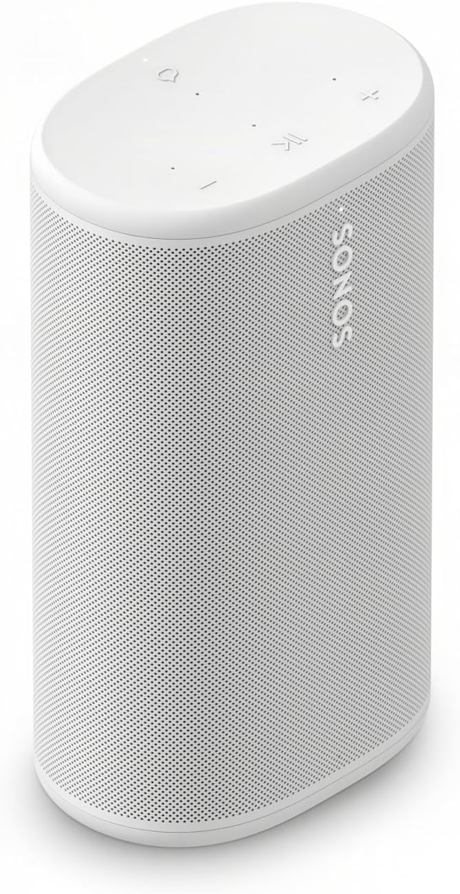 Sonos Play | Krachtig, draagbaar en klaar voor alles: Sonos Play biedt uitzonderlijk stereogeluid en een batterij die een hele dag meegaat, waar je ook bent. (Zwart)(White)