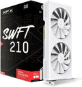 XFX Speedster SWFT210 Radeon RX 7600 Videokaart Wit met 8GB GDDR6 HDMI 3xDP, AMD RDNA 3 RX-76PSWFTWY