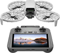 DJI Flip Fly More-combinatie met RC 2-schermafstandsbediening, drone met 4K UHD-volwassenencamera, palmstart, automatische terugkeer, intelligente vlucht, 3 batterijen voor 93 min vliegtijd(DJI Flip (RC 2))
