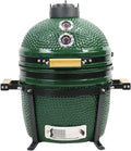 YNNI KAMADO TQ0015GR 15.7" Vrijstaande Kamado, Grill, GROEN, BBQ, Keramiek, Ei, Roker, TQ0015GR